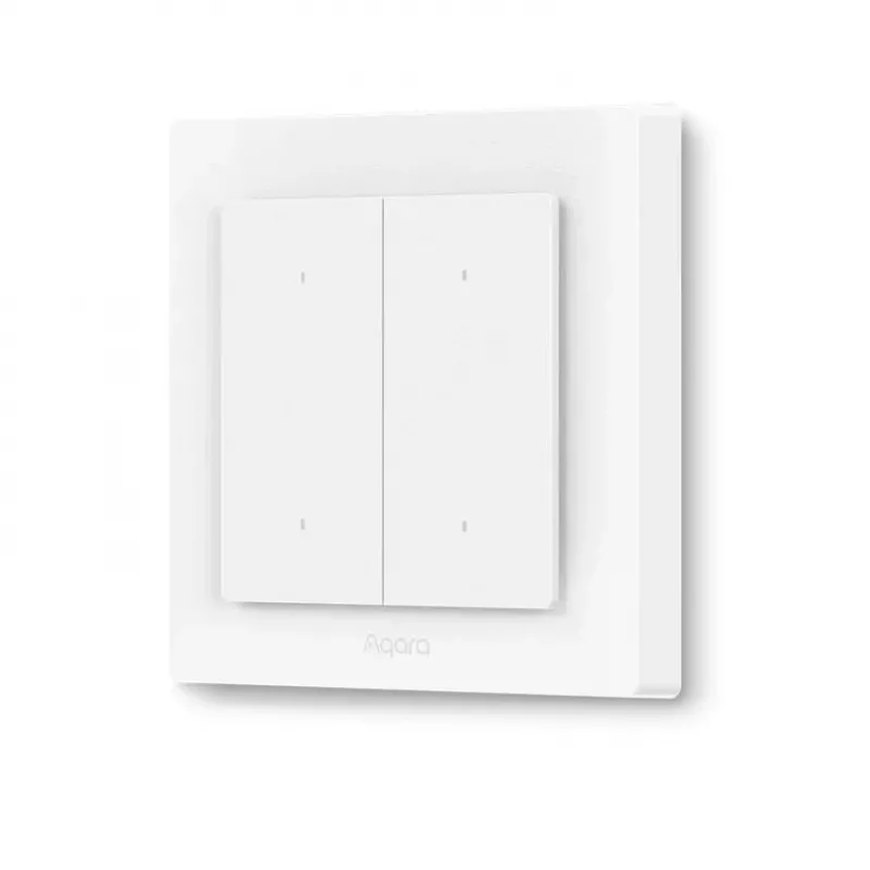 AQARA Light Switch H2 EU (4 Buttons, 2 Channels) (WS-K08D) - Zigbee and Thread wallswitch with 2 relays