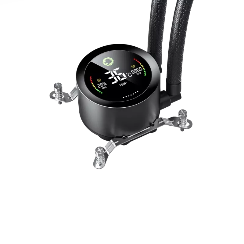 Gamemax | CPU Liquid cooler | ICEBURG 240 DIGITAL | Black