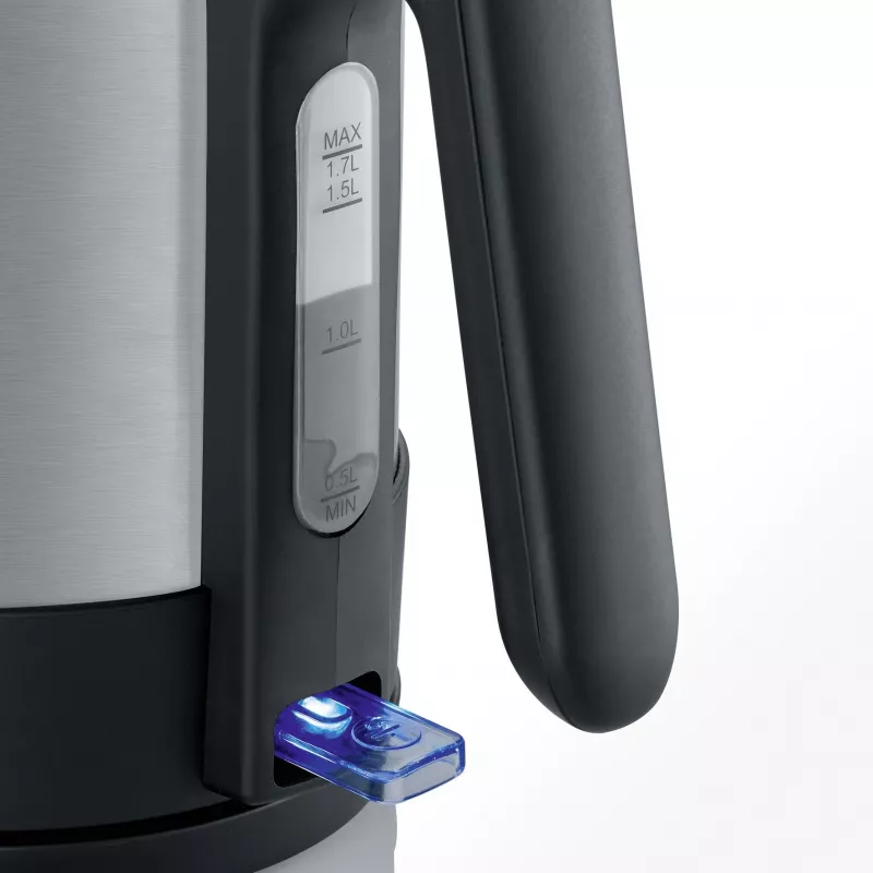 Severin WK 3409 Electric Kettle 1.7 L Black - Stainless Steel 2200 W (WK 3409)