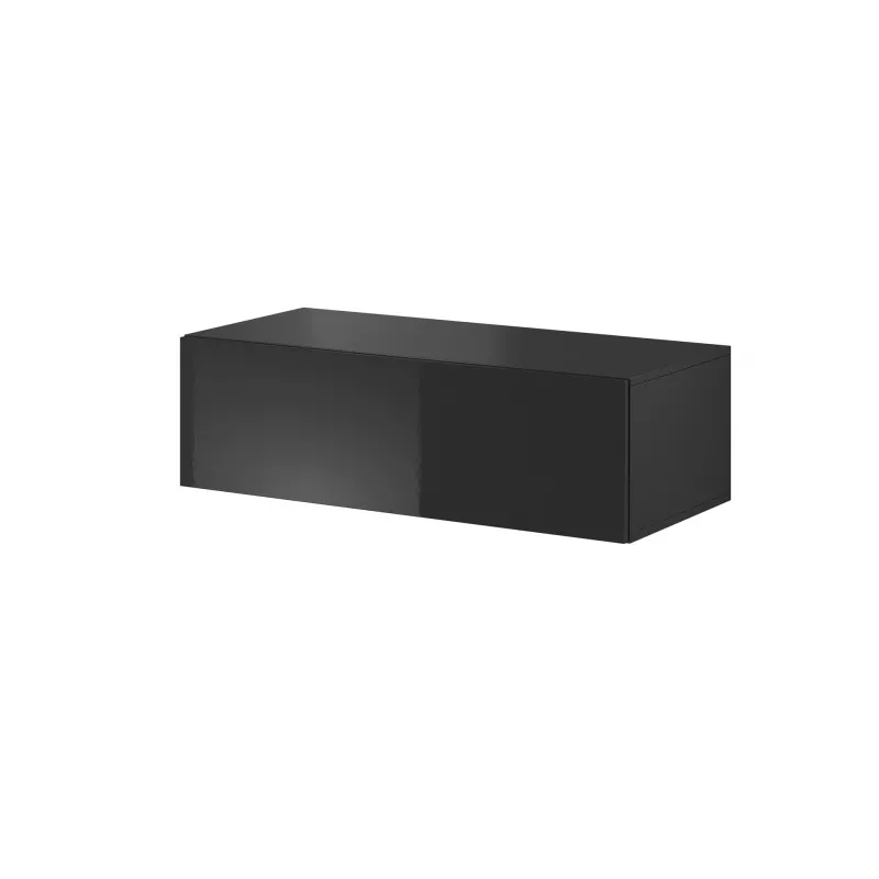 Cama Living room cabinet set VIGO SLANT 3 black/black gloss