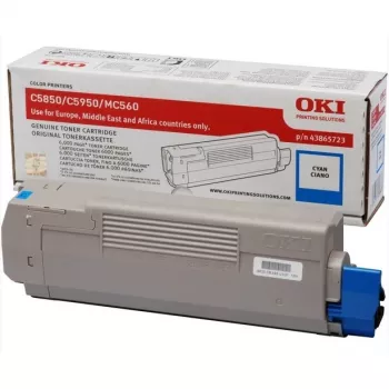 OKI Toner cyan 6000pages for C5850 C5950