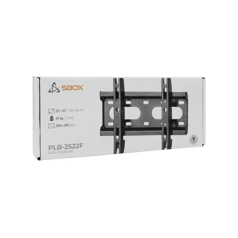 Mounting bracket SBOX PLB-2522F-2 for loads 23–43/45 kg, plate 200×200 mm