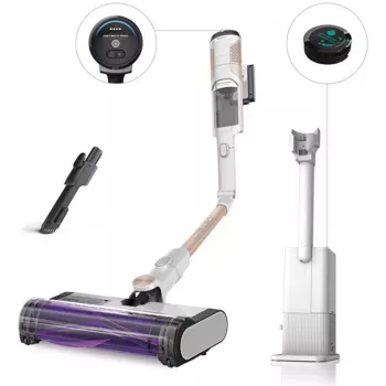 Shark stick vacuum cleaner Detect Pro IW3611EU with automatic emptying system 2L 240 W White and Gold