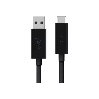 USB Cable Belkin USB-A - USB-C 0.9m F2CU029BT1M-BLK
