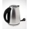 Electric kettle Adler AD1223 — 1.7 L, 2000 W, stainless steel with black accents