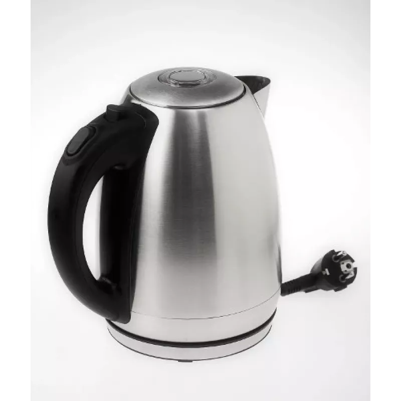Electric kettle Adler AD1223 — 1.7 L, 2000 W, stainless steel with black accents