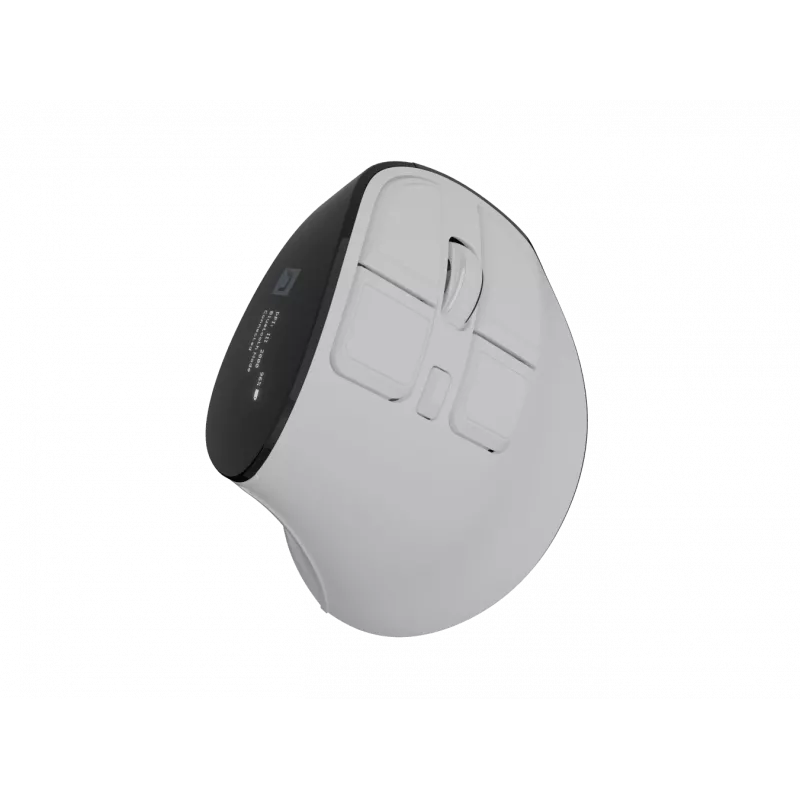 Wireless Vertical Mouse NATEC Euphoniе Pro Bluetooth 5.0, 4000 DPI, Programmable, Silent, White