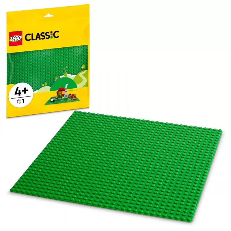 LEGO 11023 Classic Green Baseplate Square 32x32 Stud Building Grass Base Build and Display Board Set Single