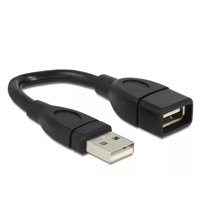 USB Cable DeLOCK 15cm USB 2.0 USB A Black
