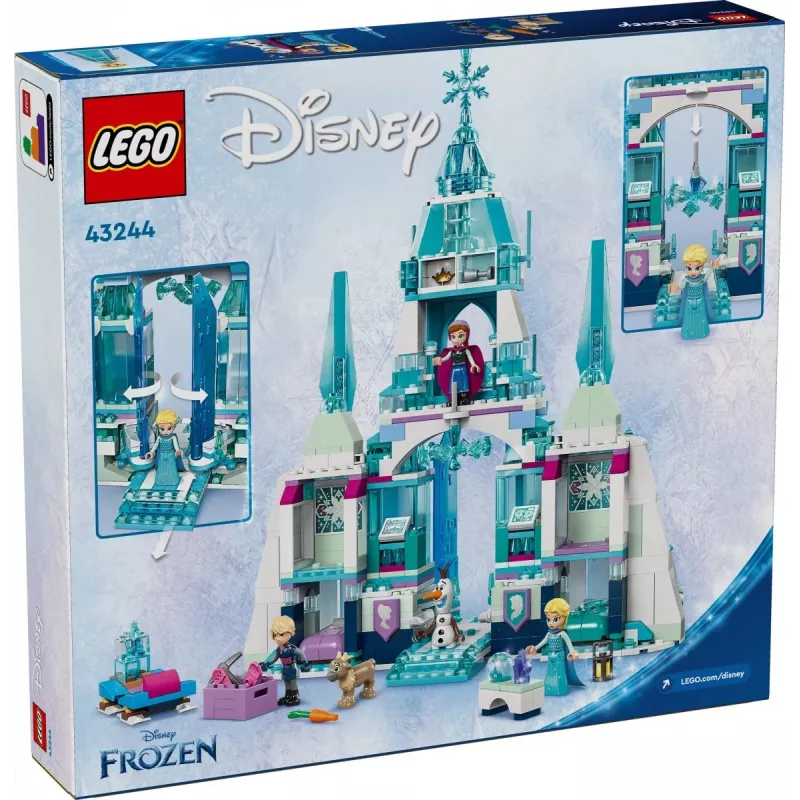 Construction toy LEGO Disney Princess Elsa's Winter Palace 43244 — building set for imaginative play