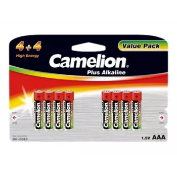 Alkaline AAA (LR03) batteries CAMELION 11044803 — pack of 8, single-use