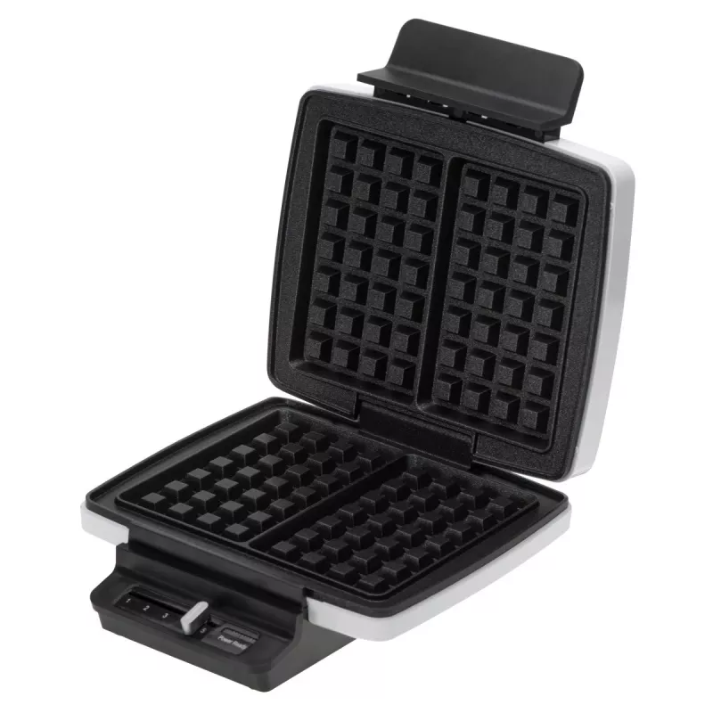 Waffle maker Adler AD 3085 — 1200 W, 2 rectangular waffles 9×13 cm, adjustable temperature, nonstick plates