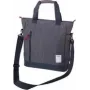 Handbag/shoulder bag TROIKA BBG52/GY, polyester, grey, 12 L, 400×100×350 mm, zipper closure, unisex
