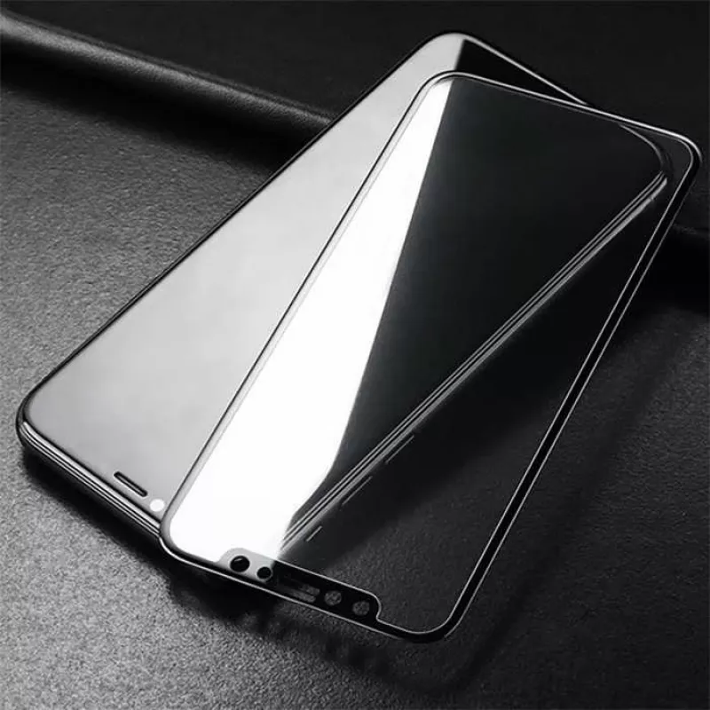 Tempered Glass Screen Protector Devia Van Entire View for iPhone XR — Anti-glare, Black