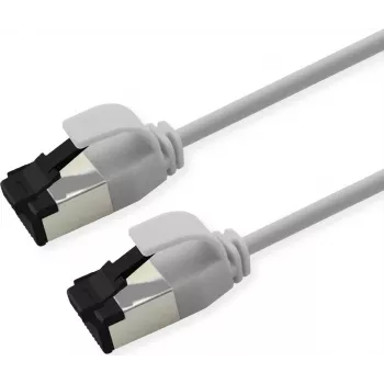 ROLINE U/FTP Patch Cable Cat.8.1 LSOH slim White 1.5m (21.15.3274)