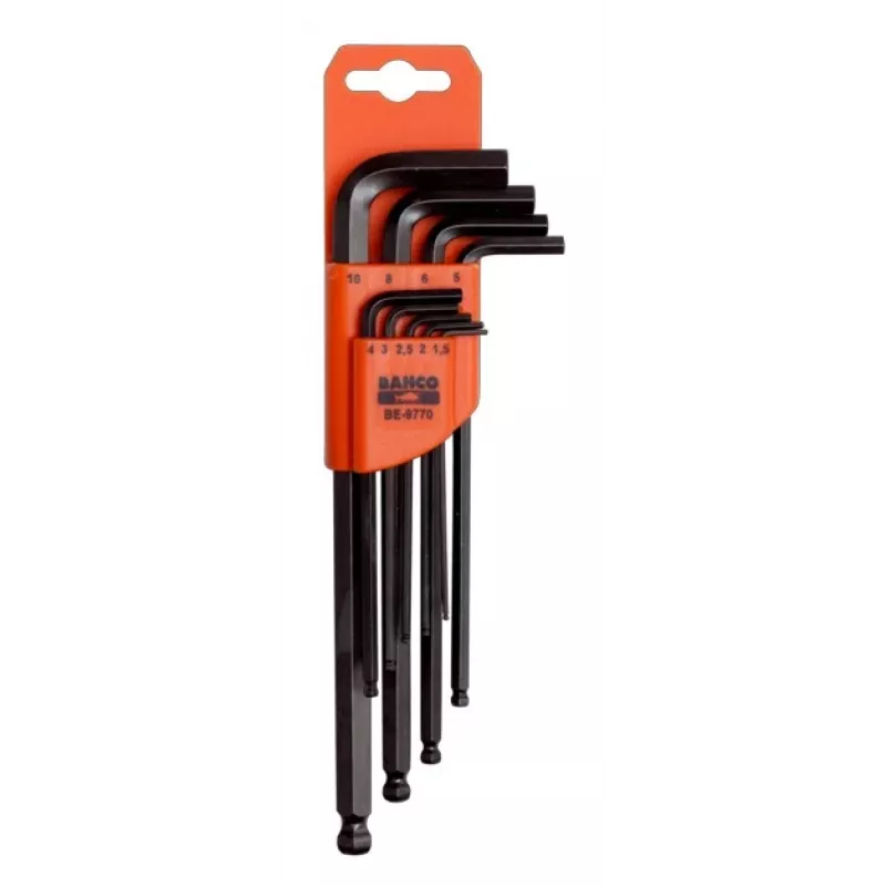 L-shaped hex key set Bahco BE-9770