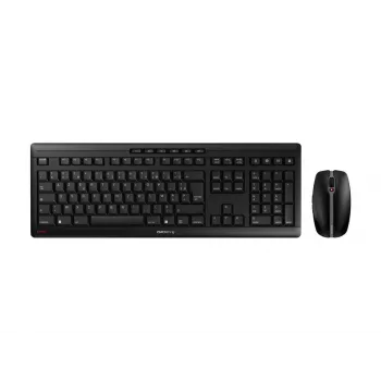 CHERRY Stream Desktop keyboard Mouse included Office RF Wireless AZERTY French Black