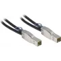 Inter-Tech - Externes SAS-Cable - SAS 12Gbit/s - 36 pin 4x Mini SAS HD (SFF-8644) (M) to 36 pin 4x Mini SAS HD (SFF-8644) (M) - 1,0m - Black (88885008)