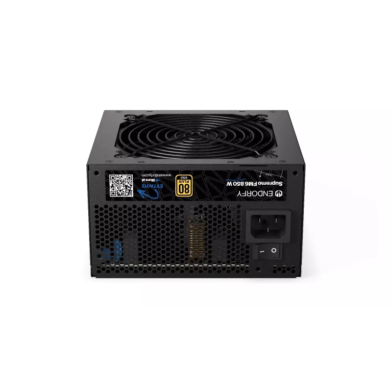 Power supply unit ENDORFY Supremo FM6 850 W, 24-pin ATX, fully modular, 80 PLUS Gold, 120 mm fan, black