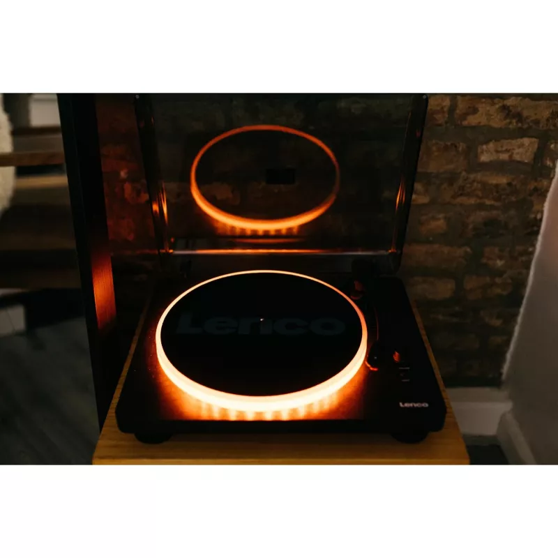Lenco LS-50LED - Turntable - 4 Watt (total) - Black (A004784)