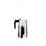 Alessi MT18/3 Espresso Machine Ossidiana, Stainless Steel, Alu, 3.5 x 18.5 x 40.5 cm
