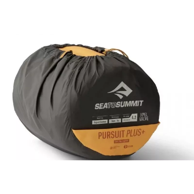 Sea To Summit Pursuit Plus self-inflating - large - sleeping mat, yellow