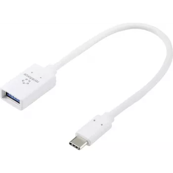 Renkforce USB-C® Adapter [1x USB-C® 5Gbps - 1x USB 3.2 Gen 1 Socket A (USB 3.0)] 0.20 m Twisted Pairs (RF-6056892)