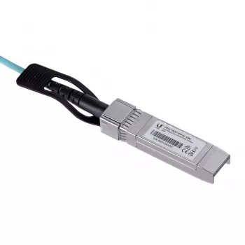 Fibre optic/AOC cable UBIQUITI UACC-AOC-SFP10-5M SFP+ to SFP+, 10 Gbit/s, 5 m, 850 nm, PVC jacket, aquamarine