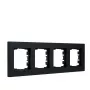 Cover frame 4-fold Gira 021409 for modular switch systems, 4-gang mounting