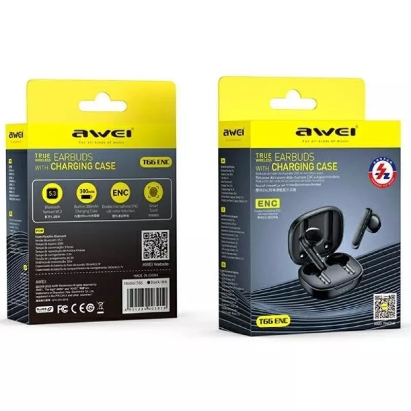 Headphones Awei T66