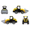 Toy Bulldozer Lena Truxx 2 open box 04512, plastic construction vehicle, push-play, compact size