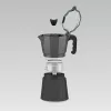 Moka pot Maestro MR-1666-3-BLACK, manual 3-cup aluminium coffee maker, 150 ml, black
