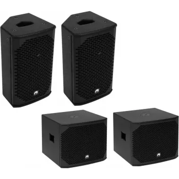 PA speaker set Omnitronic AZX passiv S 200W 8 Ohm passive speakers