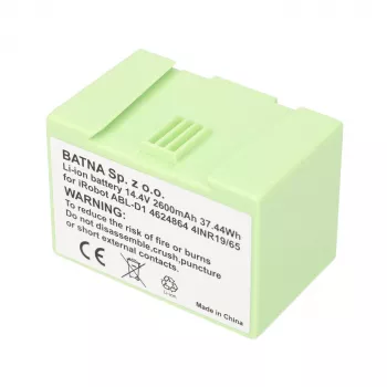 Roomba | Battery, rechargeable battery for vacuum cleaner | E5 E6 I7 14.4V 2600mAh