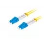 Fibre optic cable LANBERG FO-LULU-SD11-0010-YE, 3 m, G.657.A1, LC–LC, yellow