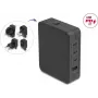 Power supply adapter DELOCK 145W with 3×USB-C and 1×USB-A