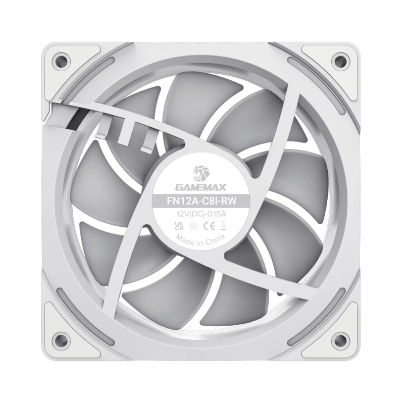 Gamemax | Case fan | KF300R BK | White
