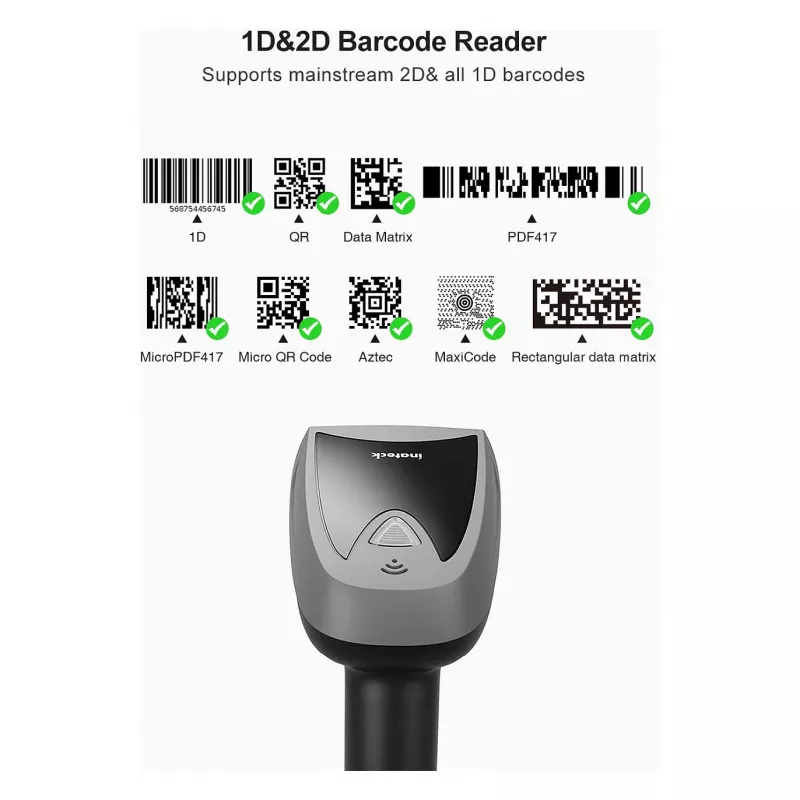 inateck Barcodescanner 52 black [BCST-52_black]