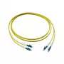 GoodConnections Patch Cable LWL Duplex OS2 (Singlemode, 9/125) LC/LC, LSZH, reversible polarity, 15m,