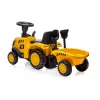 CAT vehicle Tractor with trailer yellow ride-on