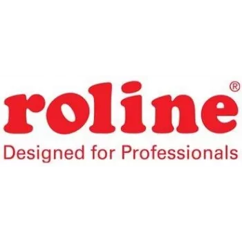 Roline - Kabelverwaltungsklammer - 44 x 60 mm - RAL 9005, Jet Black (Packung mit 10 Stück) - für P/N: 26.21.0233, 26.21.0234, 26.21.0235, 26.21.0236, 