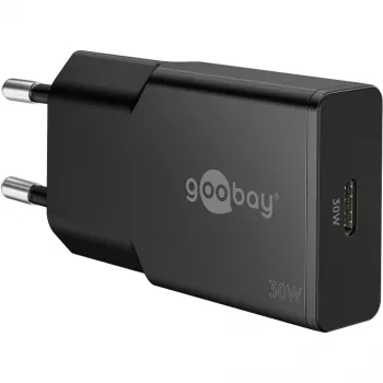 Goobay USB-C™ PD GaN Fast Charger Slim (30 W) black