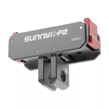 Magnetic 180° Swivel Adapter Sunnylife AD017 for Action Sports Cameras, 180° rotation