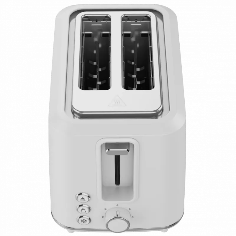 Electric Toaster, white, 220-240V, 50-60Hz, 920-1080W, 2 slots, 3 modes, 7 browning levels