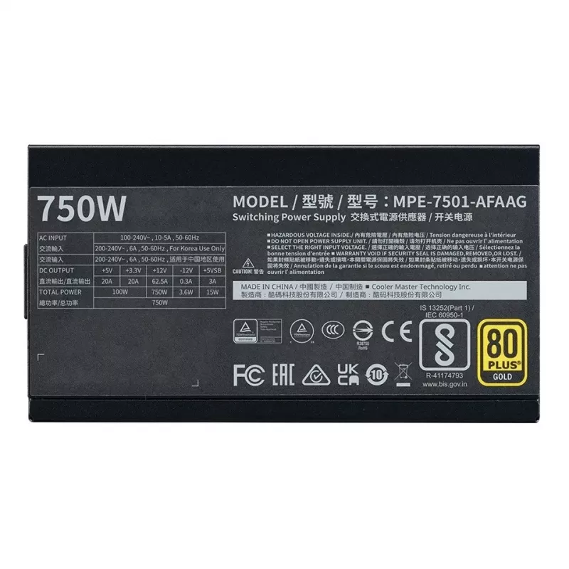 Cooler Master MPE-7501-AFAAG-3EEU Black