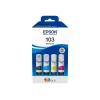 Ink cartridges pack Epson EcoTank 103 — Original 4-colour set (Black, Cyan, Magenta, Yellow), Black 4500 p., Colour 7500 p.