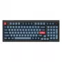 Keychron V5 Max Keyboard Universal RF Wireless Bluetooth Black Grey 96% Mechanical