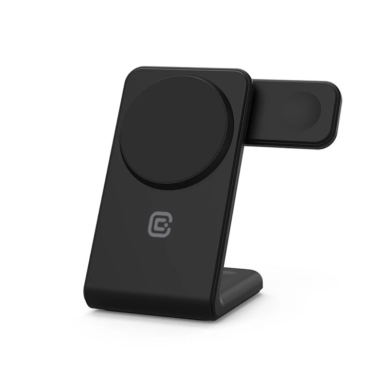 Indoor Charger Crong CRG-MSPS-BLK Smartwatch Black Lightning USB Wireless