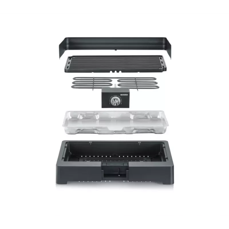 Severin PG8567 Barbecue & Grill table Electric Black 2200 W (PG8567)