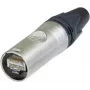 Neutrik NE8MX6-T Wire Connector RJ-45 Aluminium - Black (NE8MX6-T)